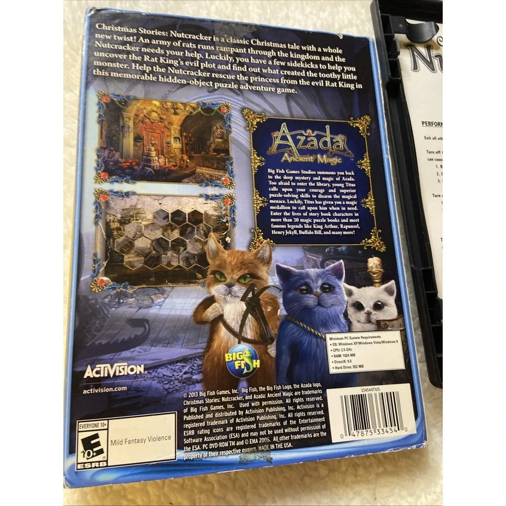 Christmas Stories NUTCRACKER PC CD ROM Hidden Object BONUS Game VTG